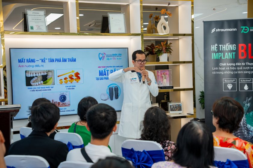 Bác sĩ CKI Trương Chí Bảo chia sẻ tại sự kiện Bác sĩ CKI Trương Chí Bảo chia sẻ tại sự kiện