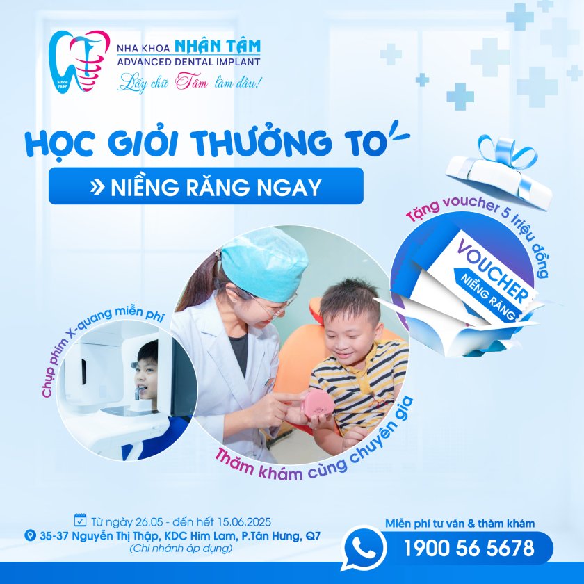 Ưu đãi đặc biệt tại Nha khoa Nhân Tâm Ưu đãi đặc biệt tại Nha khoa Nhân Tâm