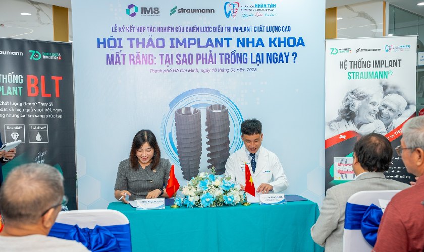 Nha khoa Nhân Tâm hợp tác cùng IM8 Nha khoa Nhân Tâm hợp tác cùng IM8