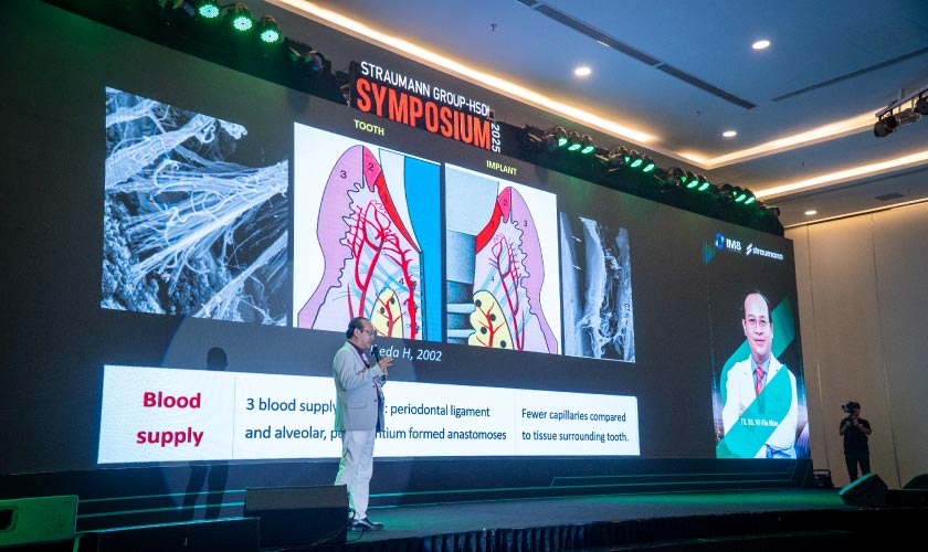 Hình ảnh của TS.BS Võ Văn Nhân tại hội nghị STRAUMANN GROUP - HSDI SYMPOSIUM 2025