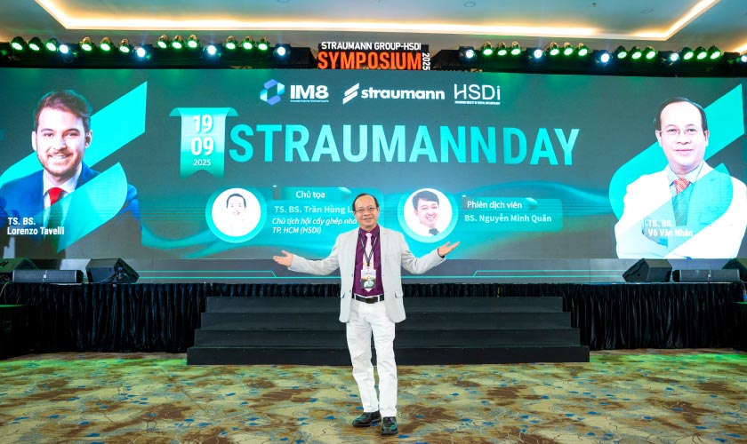 TS.BS VÕ VĂN NHÂN BÁO CÁO TẠI HỘI NGHỊ STRAUMANN GROUP - HSDI SYMPOSIUM 2025