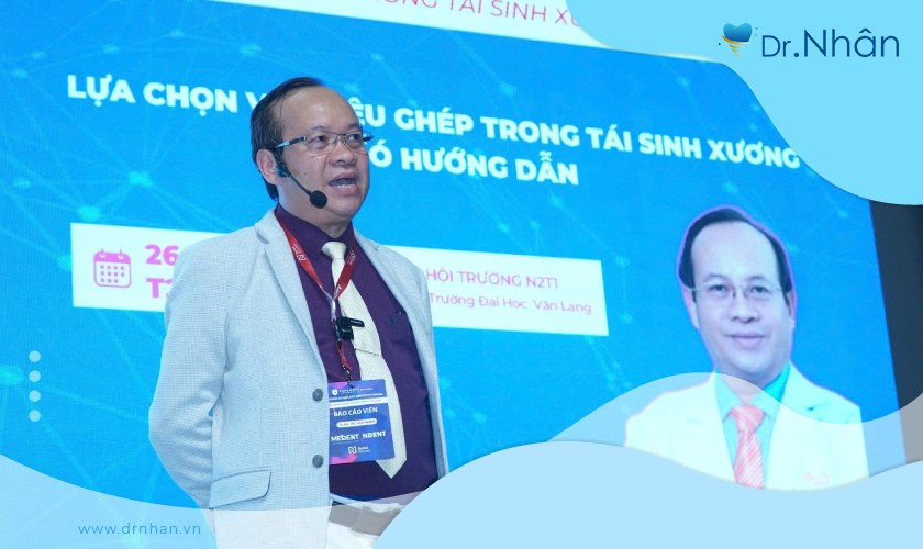 TS.BS Võ Văn Nhân tại hội nghị “Tiến bộ mới nhất trong tái tạo xương và mô mềm”