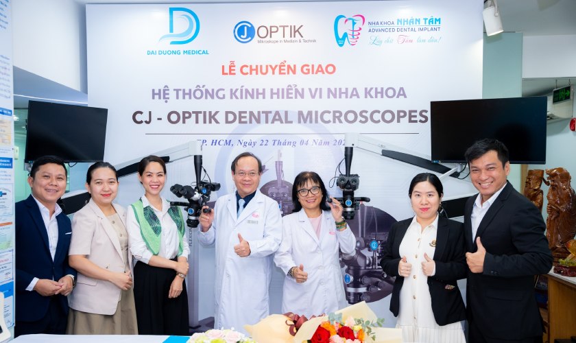 Nha khoa Nhân Tâm ứng dụng kính hiển vi CJ-Optik vào điều trị Nha khoa Nhân Tâm ứng dụng kính hiển vi CJ-Optik vào điều trị